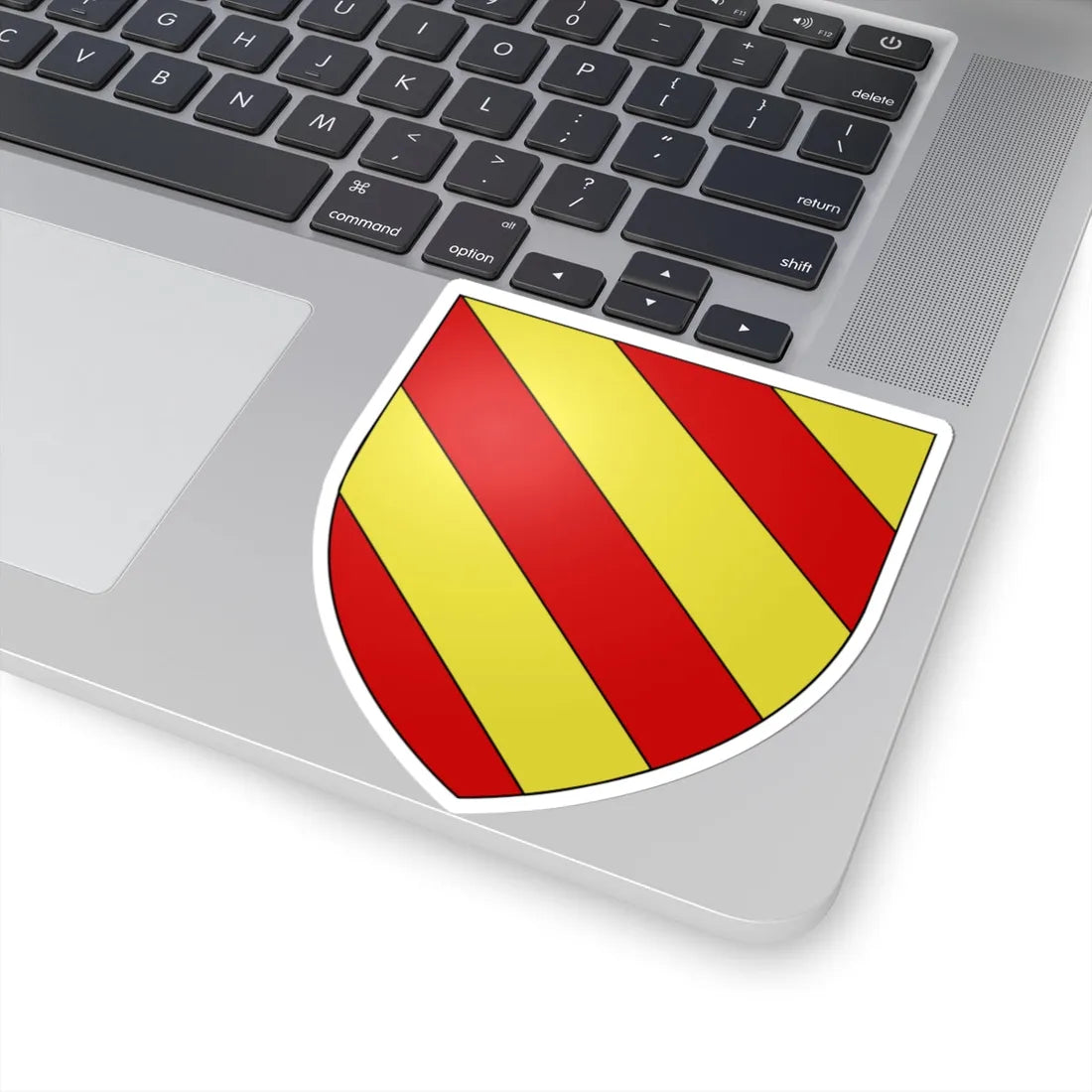 Armoiries de Brouch 1 (Luxembourg) (Coat of Arms) STICKER Vinyl Kiss-Cut Decal - The Sticker Space