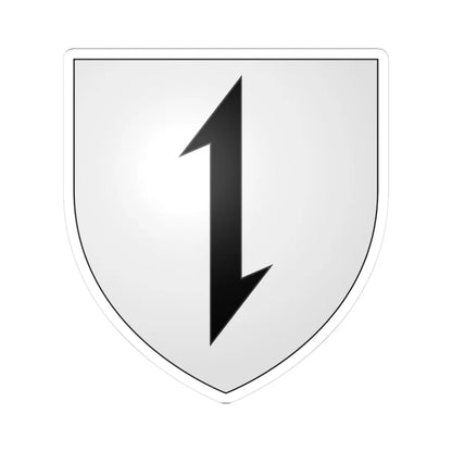 Armoiries de Bubingen 1 (Luxembourg) (Coat of Arms) STICKER Vinyl Kiss-Cut Decal 3 Inch White - The Sticker Space