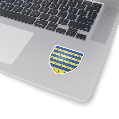 Armoiries de Budange 2 (Belgium) (Coat of Arms) STICKER Vinyl Kiss-Cut Decal - The Sticker Space