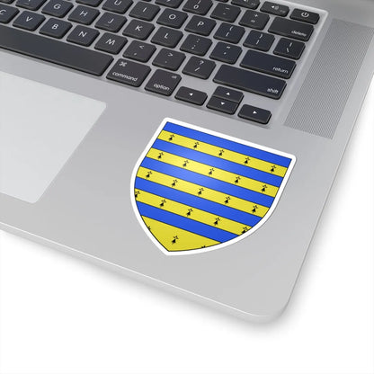Armoiries de Budange 2 (Belgium) (Coat of Arms) STICKER Vinyl Kiss-Cut Decal - The Sticker Space