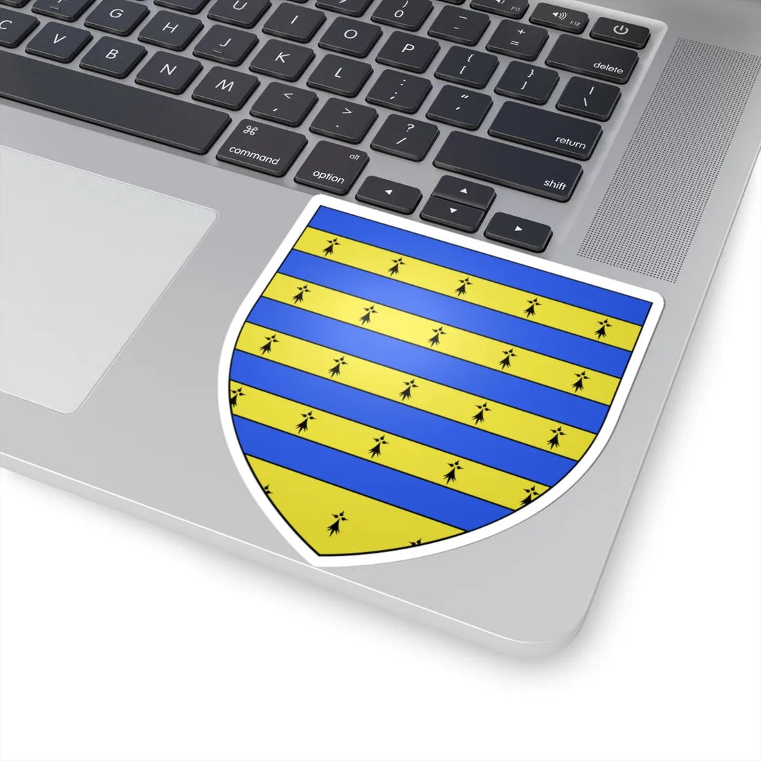 Armoiries de Budange 2 (Belgium) (Coat of Arms) STICKER Vinyl Kiss-Cut Decal - The Sticker Space