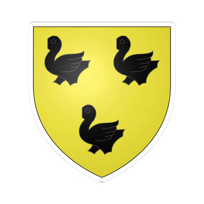 Armoiries de Cesse (Belgium) (Coat of Arms) STICKER Vinyl Kiss-Cut Decal 3 Inch White - The Sticker Space