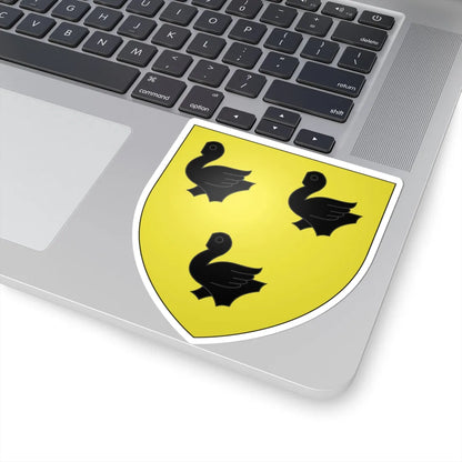 Armoiries de Cesse (Belgium) (Coat of Arms) STICKER Vinyl Kiss-Cut Decal - The Sticker Space