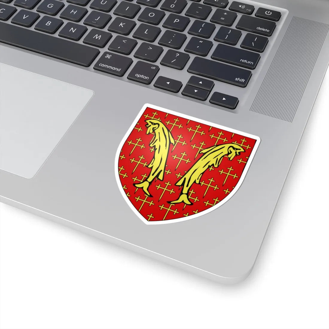 Armoiries de Chiny (Belgium) (Coat of Arms) STICKER Vinyl Kiss-Cut Decal - The Sticker Space