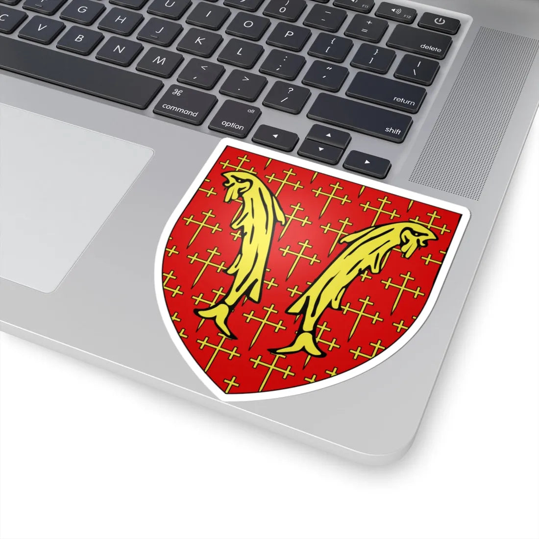 Armoiries de Chiny (Belgium) (Coat of Arms) STICKER Vinyl Kiss-Cut Decal - The Sticker Space
