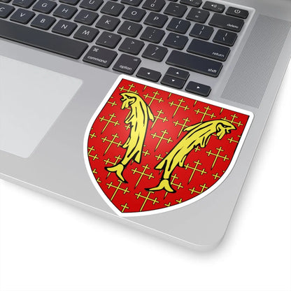 Armoiries de Chiny (Belgium) (Coat of Arms) STICKER Vinyl Kiss-Cut Decal - The Sticker Space