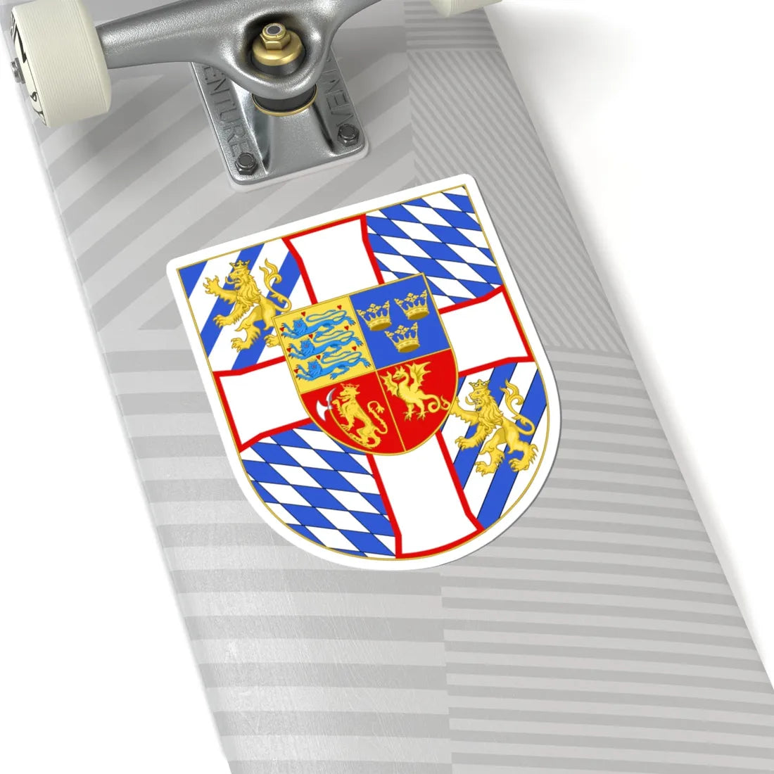 Armoiries de Christophe de Bavière (Germany) (Coat of Arms) STICKER Vinyl Kiss-Cut Decal - The Sticker Space