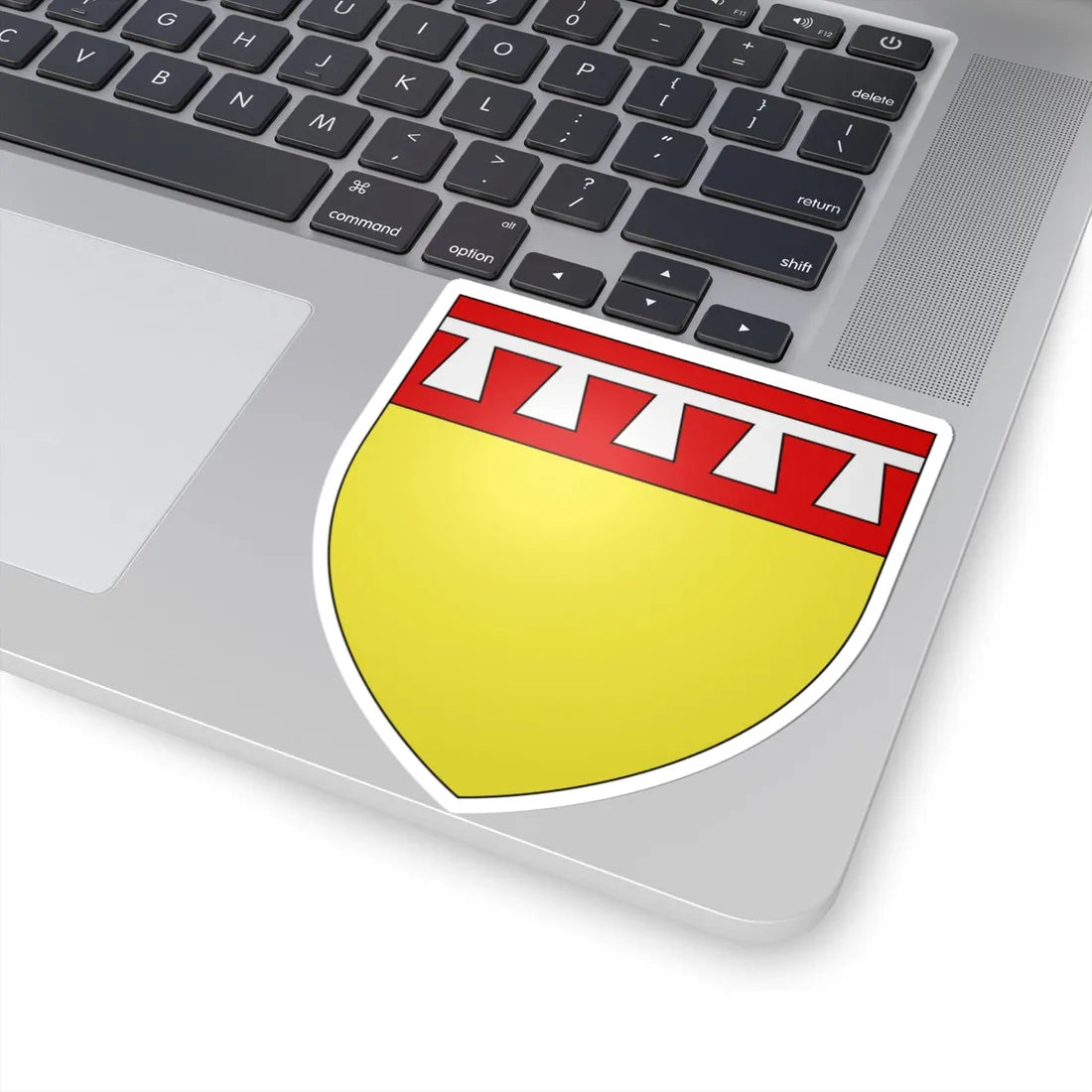 Armoiries de Clervaux 1 (Luxembourg) (Coat of Arms) STICKER Vinyl Kiss-Cut Decal - The Sticker Space