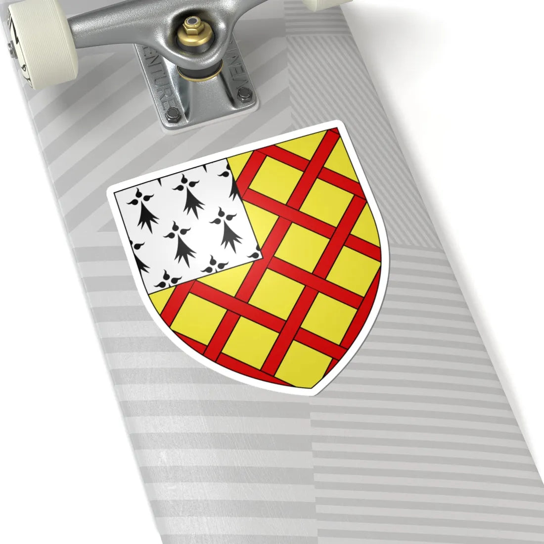 Armoiries de Croeff (Luxembourg) (Coat of Arms) STICKER Vinyl Kiss-Cut Decal - The Sticker Space