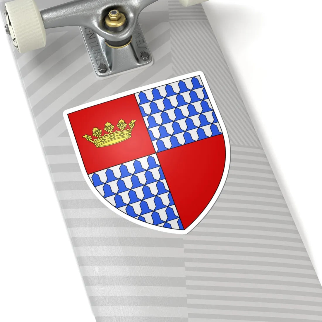 Armoiries de Cronberg (Luxembourg) (Coat of Arms) STICKER Vinyl Kiss-Cut Decal - The Sticker Space