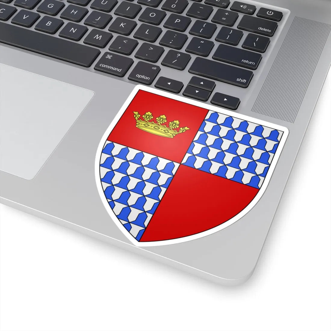 Armoiries de Cronberg (Luxembourg) (Coat of Arms) STICKER Vinyl Kiss-Cut Decal - The Sticker Space