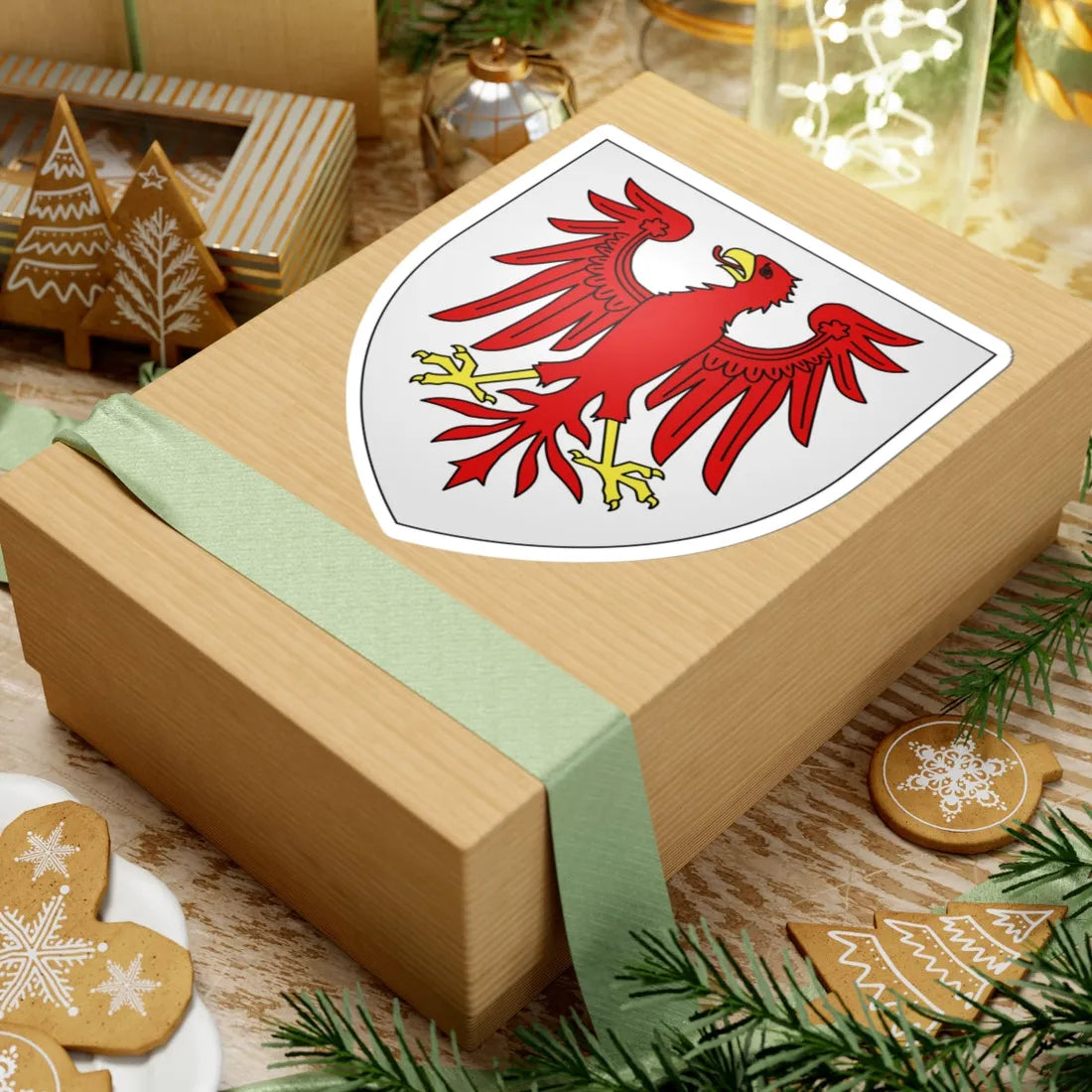 Armoiries de Cronenbourg (Luxembourg) (Coat of Arms) STICKER Vinyl Kiss-Cut Decal - The Sticker Space