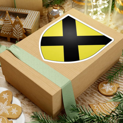 Armoiries de Dagstuhl (Luxembourg) (Coat of Arms) STICKER Vinyl Kiss-Cut Decal - The Sticker Space