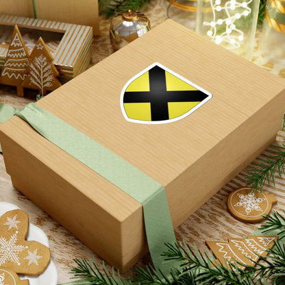 Armoiries de Dagstuhl (Luxembourg) (Coat of Arms) STICKER Vinyl Kiss-Cut Decal - The Sticker Space