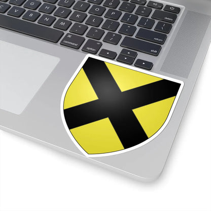 Armoiries de Dagstuhl (Luxembourg) (Coat of Arms) STICKER Vinyl Kiss-Cut Decal - The Sticker Space