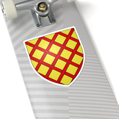 Armoiries de Daun 1 (Luxembourg) (Coat of Arms) STICKER Vinyl Kiss-Cut Decal - The Sticker Space