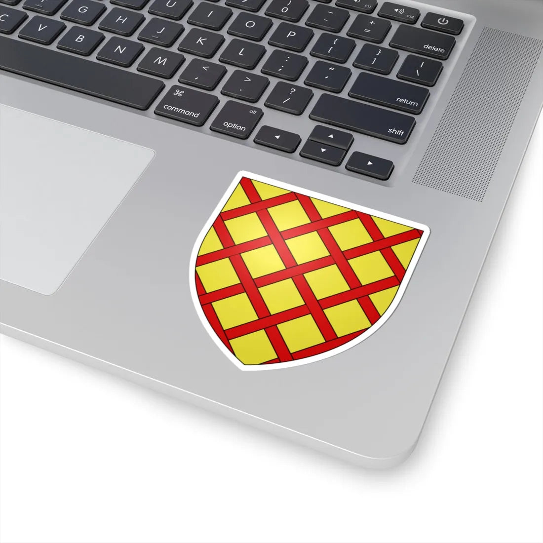Armoiries de Daun 1 (Luxembourg) (Coat of Arms) STICKER Vinyl Kiss-Cut Decal - The Sticker Space