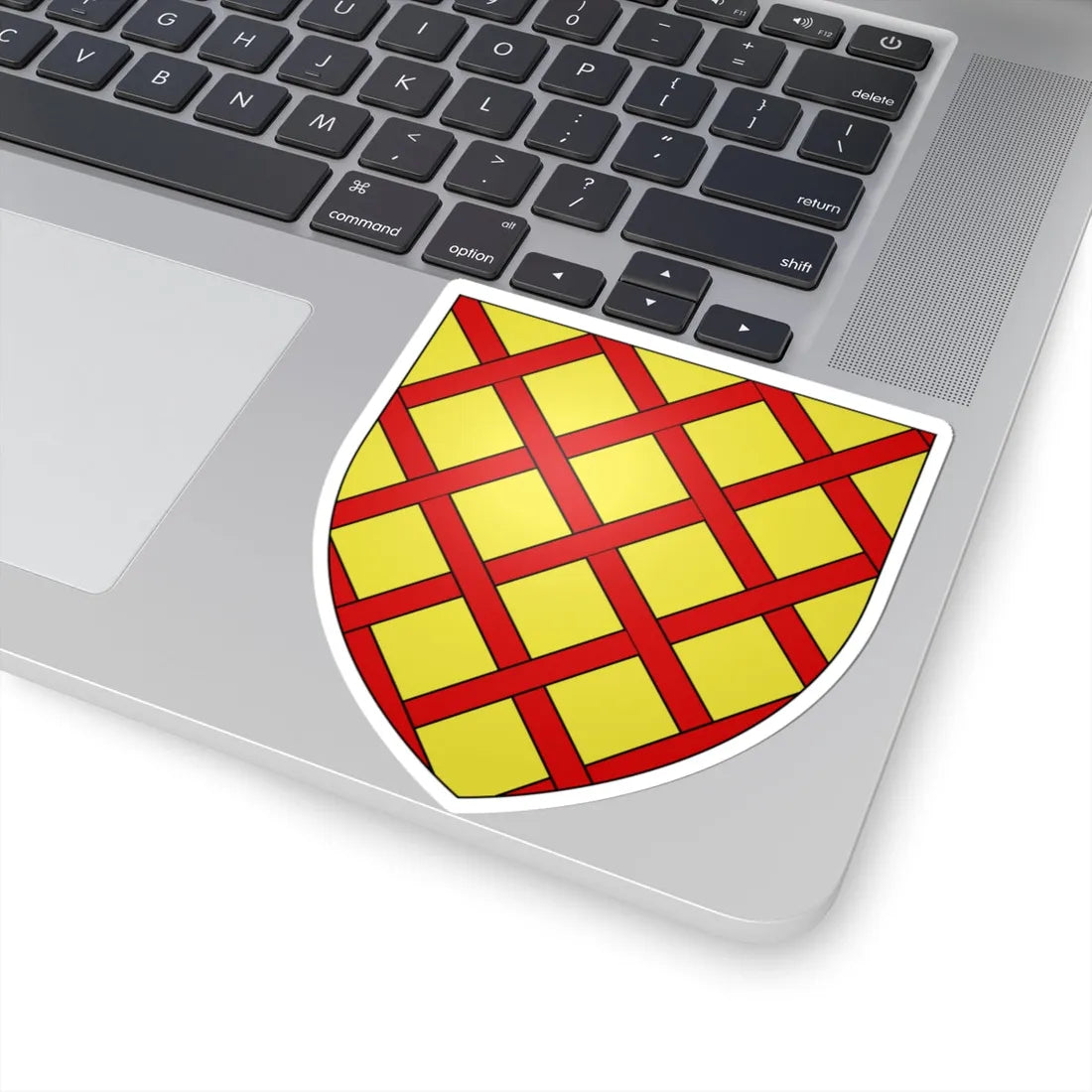 Armoiries de Daun 1 (Luxembourg) (Coat of Arms) STICKER Vinyl Kiss-Cut Decal - The Sticker Space
