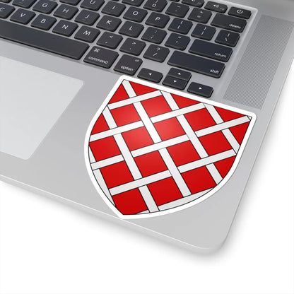 Armoiries de Daun 4 (Luxembourg) (Coat of Arms) STICKER Vinyl Kiss-Cut Decal - The Sticker Space