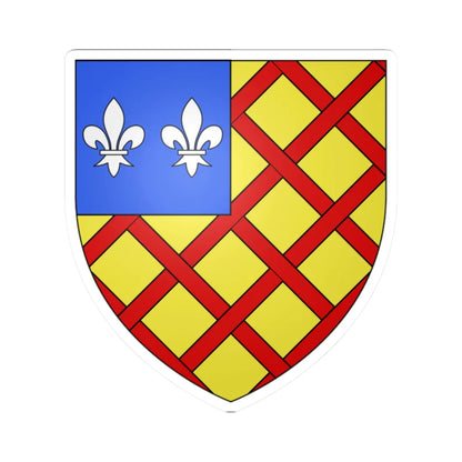 Armoiries de Daun 5 (Luxembourg) (Coat of Arms) STICKER Vinyl Kiss-Cut Decal 2 Inch White - The Sticker Space