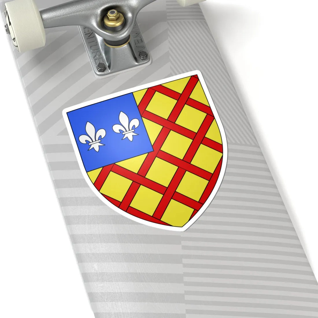 Armoiries de Daun 5 (Luxembourg) (Coat of Arms) STICKER Vinyl Kiss-Cut Decal - The Sticker Space
