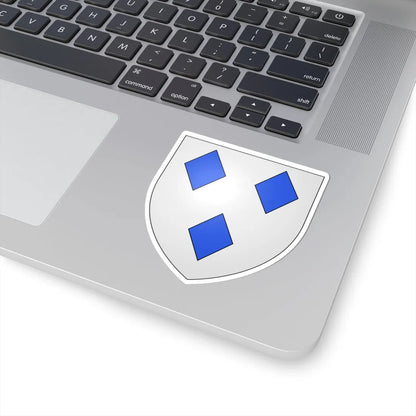 Armoiries de Dave 1 (Belgium) (Coat of Arms) STICKER Vinyl Kiss-Cut Decal - The Sticker Space