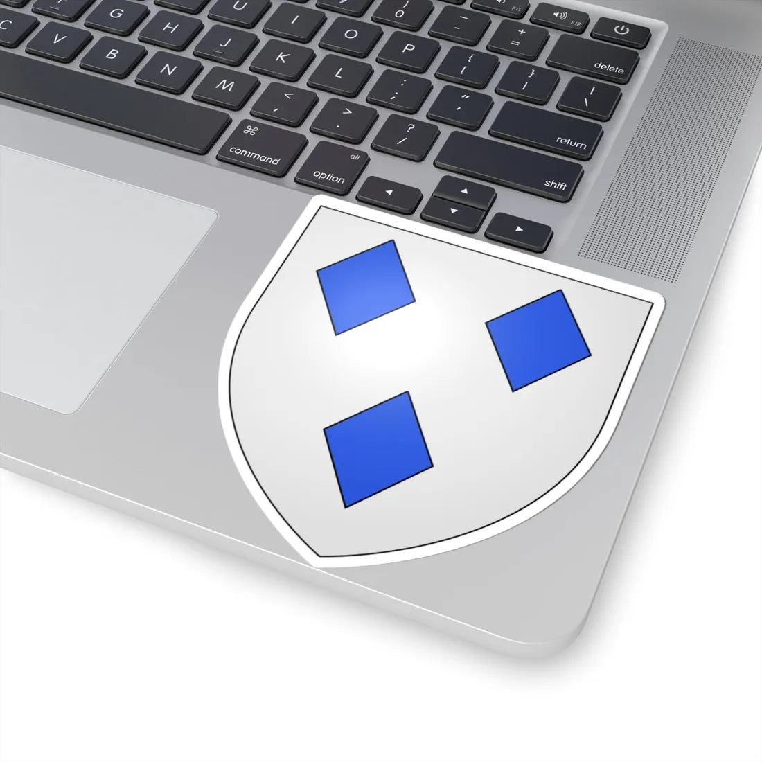 Armoiries de Dave 1 (Belgium) (Coat of Arms) STICKER Vinyl Kiss-Cut Decal - The Sticker Space