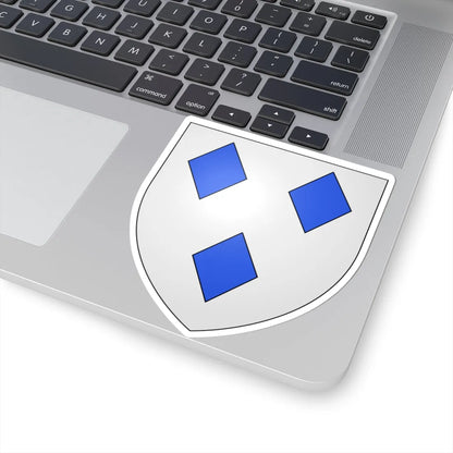 Armoiries de Dave 1 (Belgium) (Coat of Arms) STICKER Vinyl Kiss-Cut Decal - The Sticker Space