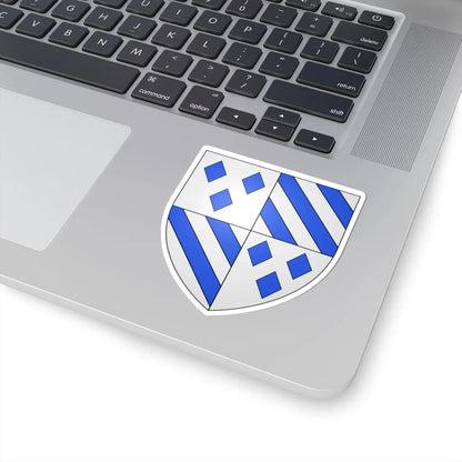 Armoiries de Dave 2 (Belgium) (Coat of Arms) STICKER Vinyl Kiss-Cut Decal - The Sticker Space