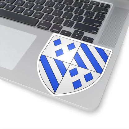 Armoiries de Dave 2 (Belgium) (Coat of Arms) STICKER Vinyl Kiss-Cut Decal - The Sticker Space