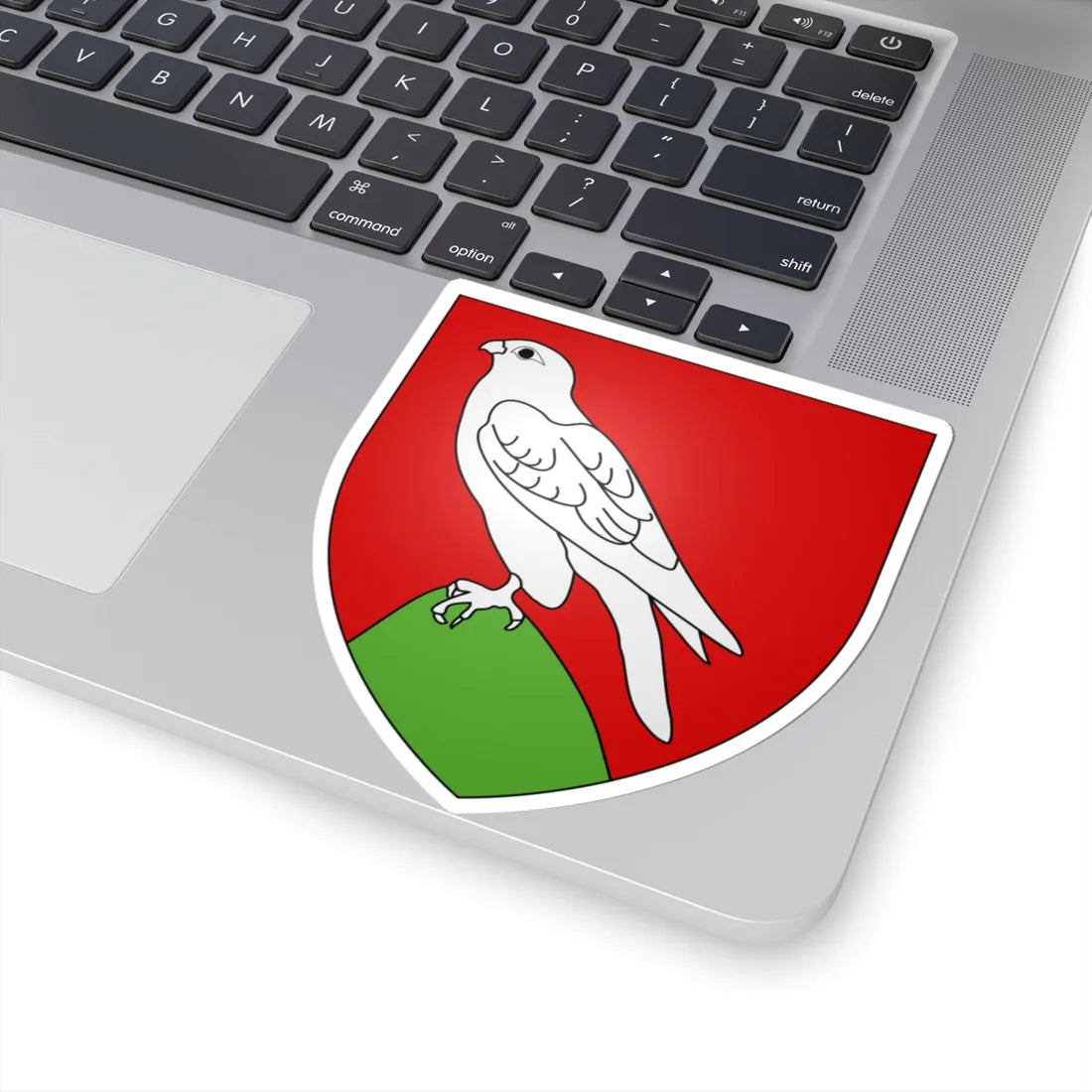 Armoiries de Falkenstein 2 (Luxembourg) (Coat of Arms) STICKER Vinyl Kiss-Cut Decal - The Sticker Space