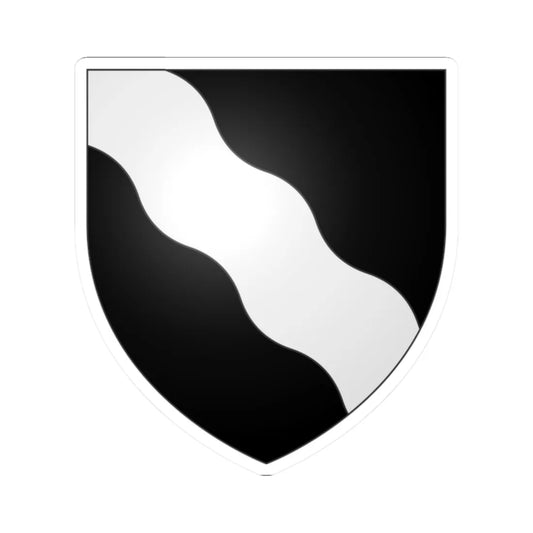 Armoiries de Flade (Luxembourg) (Coat of Arms) STICKER Vinyl Kiss-Cut Decal 2 Inch White - The Sticker Space