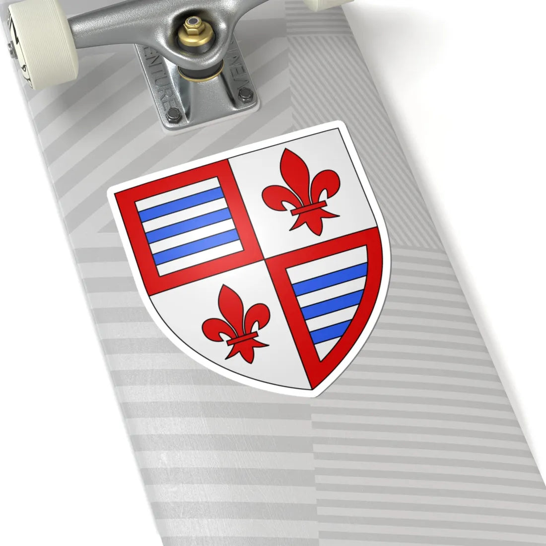 Armoiries de Flodorf (Luxembourg) (Coat of Arms) STICKER Vinyl Kiss-Cut Decal - The Sticker Space