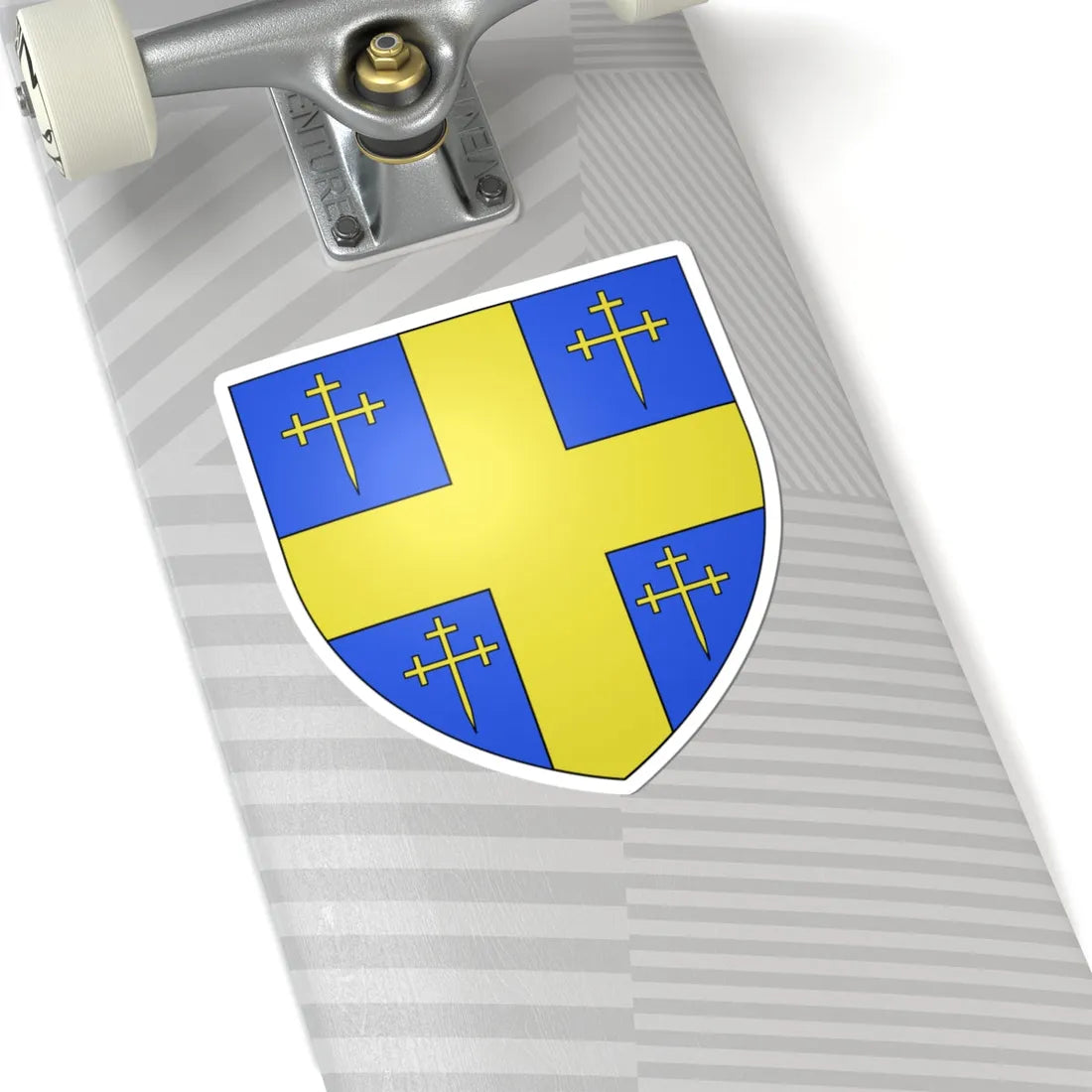 Armoiries de Gesves (Belgium) (Coat of Arms) STICKER Vinyl Kiss-Cut Decal - The Sticker Space