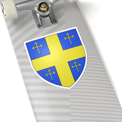 Armoiries de Gesves (Belgium) (Coat of Arms) STICKER Vinyl Kiss-Cut Decal - The Sticker Space