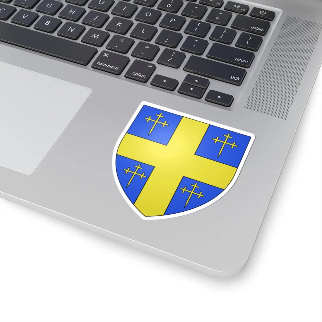 Armoiries de Gesves (Belgium) (Coat of Arms) STICKER Vinyl Kiss-Cut Decal - The Sticker Space