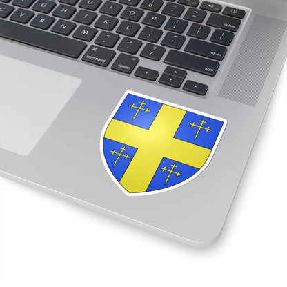 Armoiries de Gesves (Belgium) (Coat of Arms) STICKER Vinyl Kiss-Cut Decal - The Sticker Space