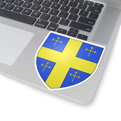 Armoiries de Gesves (Belgium) (Coat of Arms) STICKER Vinyl Kiss-Cut Decal - The Sticker Space