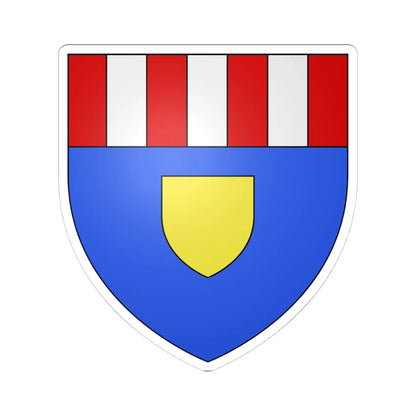 Armoiries de Ham (Luxembourg) (Coat of Arms) STICKER Vinyl Kiss-Cut Decal 4 Inch White - The Sticker Space