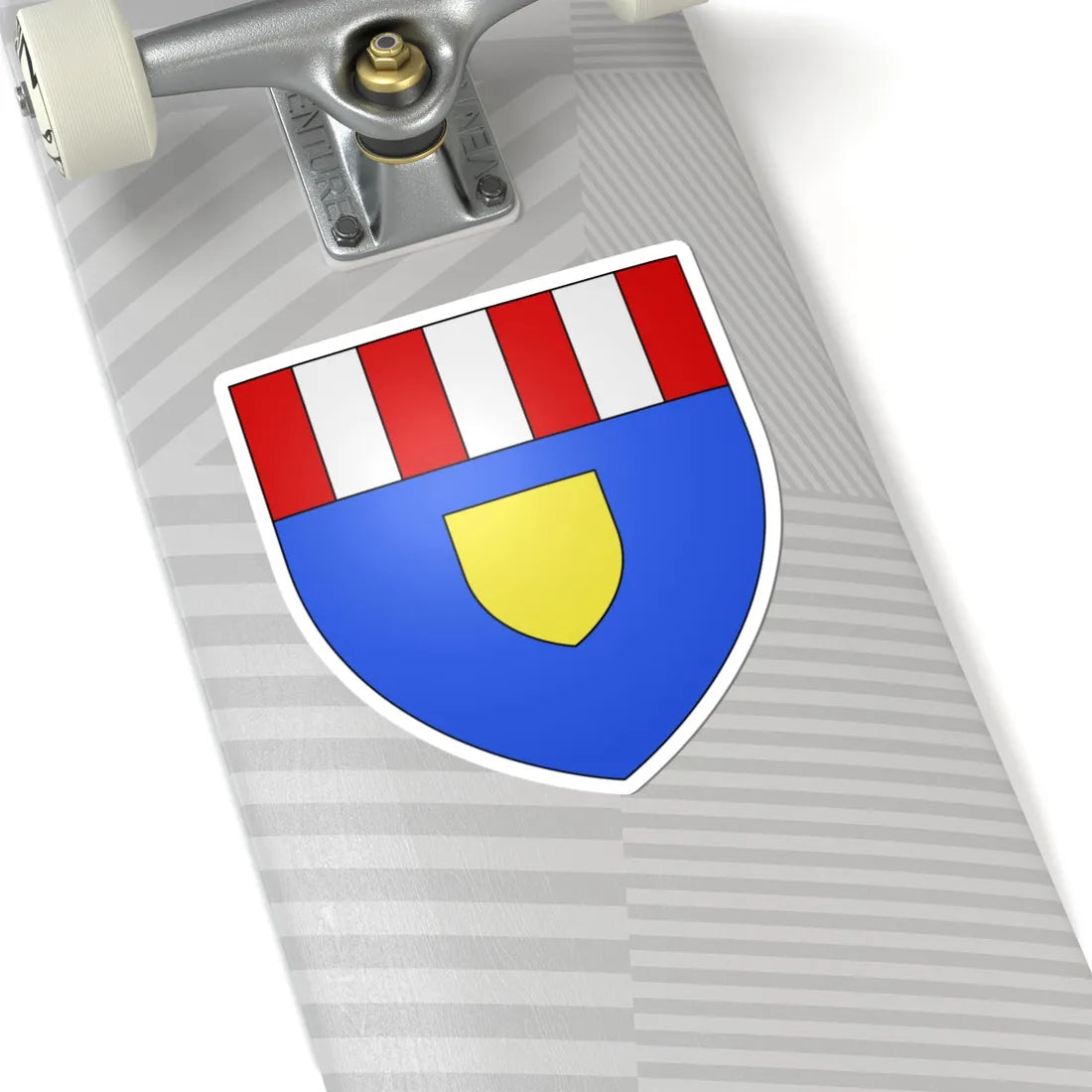 Armoiries de Ham (Luxembourg) (Coat of Arms) STICKER Vinyl Kiss-Cut Decal - The Sticker Space