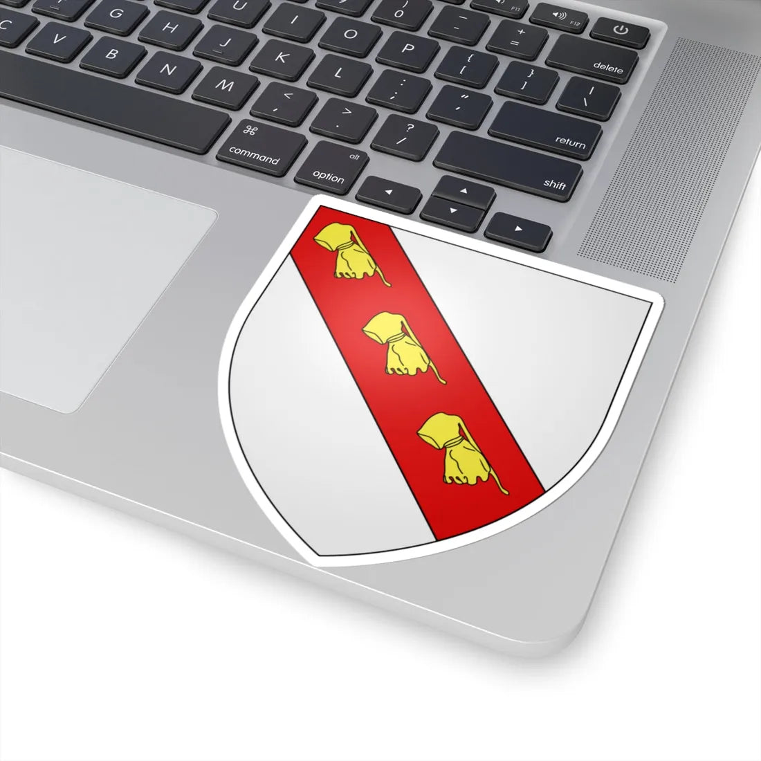 Armoiries de Harzee (Belgium) (Coat of Arms) STICKER Vinyl Kiss-Cut Decal - The Sticker Space