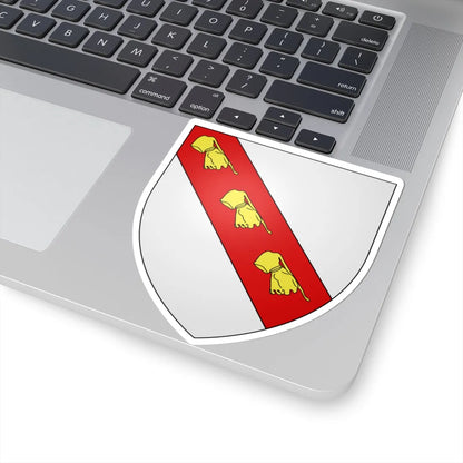 Armoiries de Harzee (Belgium) (Coat of Arms) STICKER Vinyl Kiss-Cut Decal - The Sticker Space