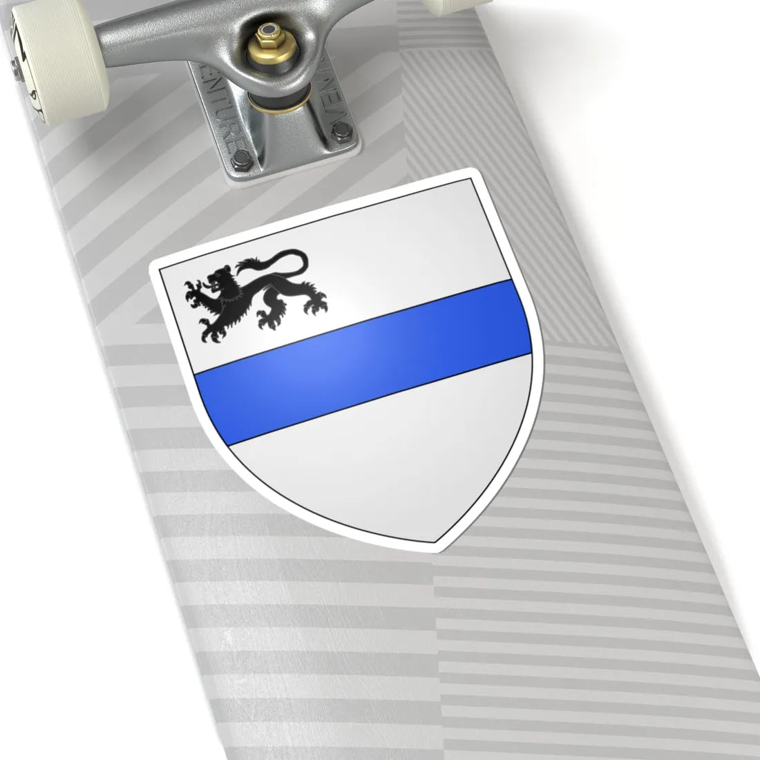 Armoiries de Heffingen (Luxembourg) (Coat of Arms) STICKER Vinyl Kiss-Cut Decal - The Sticker Space