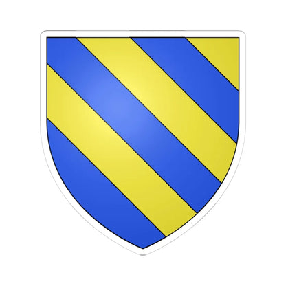 Armoiries de Herberen (Luxembourg) (Coat of Arms) STICKER Vinyl Kiss-Cut Decal 4 Inch White - The Sticker Space