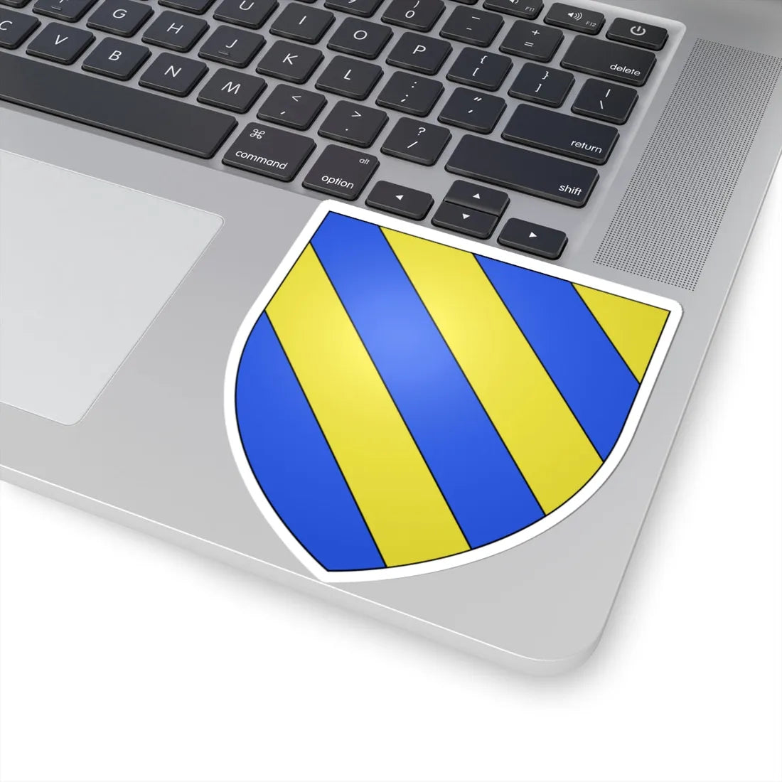 Armoiries de Herberen (Luxembourg) (Coat of Arms) STICKER Vinyl Kiss-Cut Decal - The Sticker Space