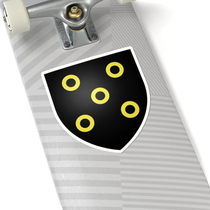 Armoiries de Hersdorf (Luxembourg) (Coat of Arms) STICKER Vinyl Kiss-Cut Decal - The Sticker Space