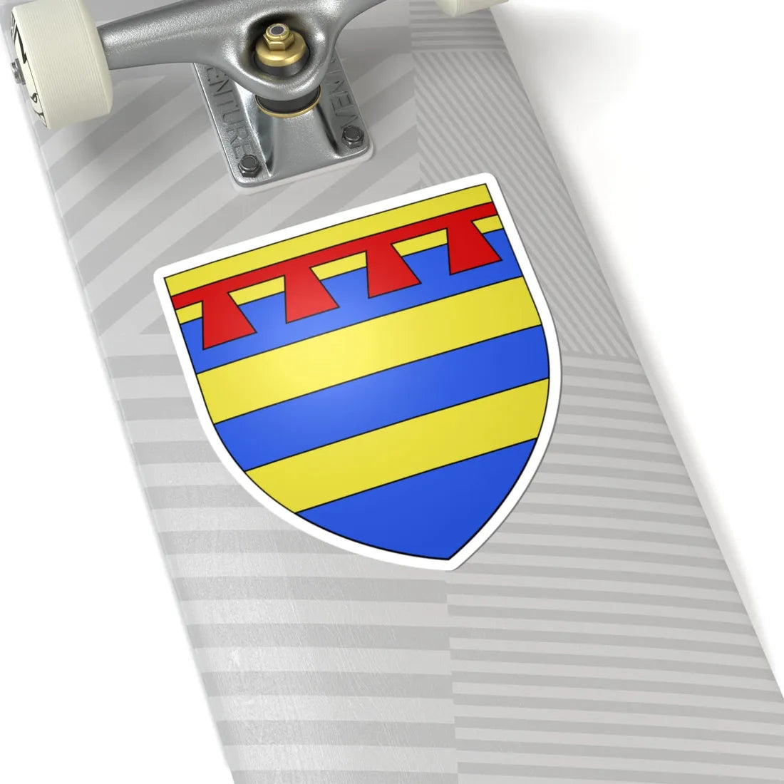 Armoiries de Hesperange (Luxembourg) (Coat of Arms) STICKER Vinyl Kiss-Cut Decal - The Sticker Space