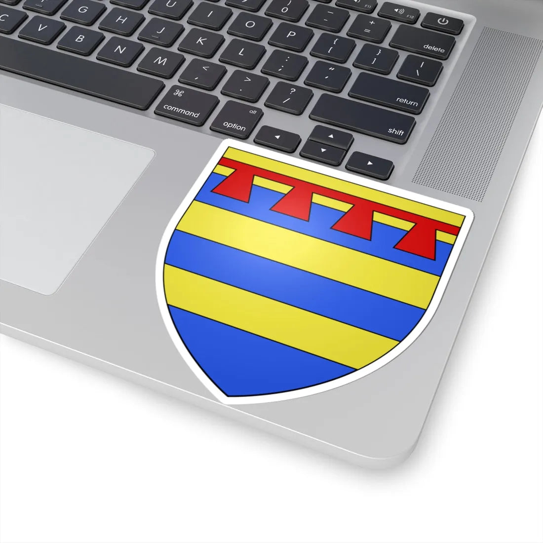 Armoiries de Hesperange (Luxembourg) (Coat of Arms) STICKER Vinyl Kiss-Cut Decal - The Sticker Space