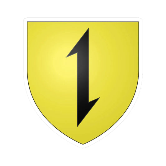 Armoiries de Hillesheim (Luxembourg) (Coat of Arms) STICKER Vinyl Kiss-Cut Decal 2 Inch White - The Sticker Space