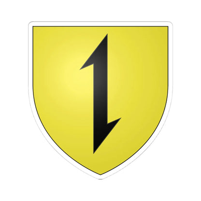 Armoiries de Hillesheim (Luxembourg) (Coat of Arms) STICKER Vinyl Kiss-Cut Decal 4 Inch White - The Sticker Space